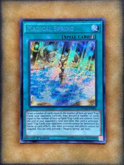 Yugioh Magical Spring DUEA-EN065 Secret Rare 1st Ed LP - Image 1