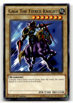 Gaia The Fierce Knight MIL1-EN025 Rare Millennium Pack LP - Image 1