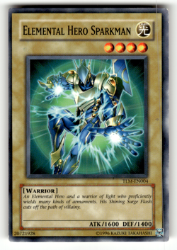 Elemental Hero Sparkman TLM-EN004 Unlimited Common The Lost Millennium LP - Image 1