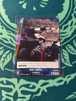 MBT-MB92 P 046+ Foil Godzilla Card Game 1st Edition Rare Parallel Battle - Image 1