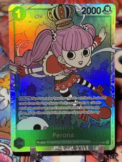 PERONA - One Piece TCG OP12-034 - SR Super Rare - Legacy of the Master - Image 1