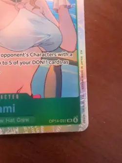 Nami OP14-031 (SR) The Azure Sea’s Seven One Piece TCG English - Image 3