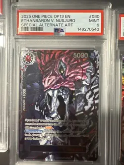 Lot (5) PSA 10 Five Elders Demon God Pack One Piece Sequential PSA 10 - 9 Set - Image 4