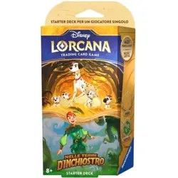 Disney Lorcana - Into the Inklands Terre d'Inchiostro Mazzo Ambra Smeraldo ITA - Image 1