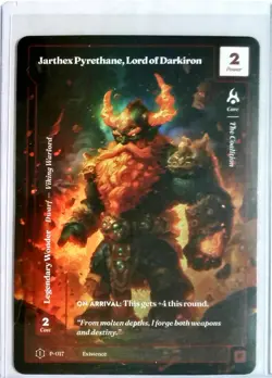 Wonders of the First 2025 - FORMLESS FOIL PROMO -JARTHEX PYRETHANE- P-17 - Image 1