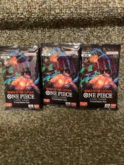 One Piece Card Game Wings of the Captain Booster Packs- Set of 3 - Image 1