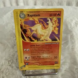 Pokemon TCG Rapidash Expedition Pokemon Center NY Promo Black Star Card 51 NM - Image 1
