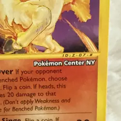 Pokemon TCG Rapidash Expedition Pokemon Center NY Promo Black Star Card 51 NM - Image 3