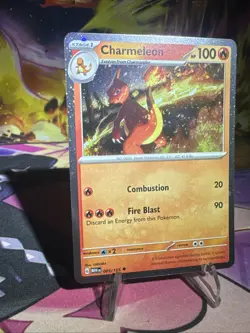 Charmeleon 005/165 MEW EN-151 Cosmos Holo Promo Pokemon Card NM - Image 3
