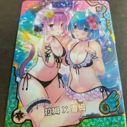 Maiden Party Series #5 - CP Card - Goddess Story - CP-007 - Rem Ram Bikini OOP - Image 4