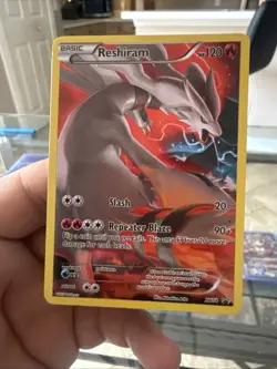 Pokemon TCG Reshiram XY74 Full Art Holo Black Star Promo Card Nm - Image 1