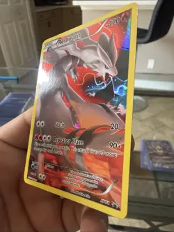 Pokemon TCG Reshiram XY74 Full Art Holo Black Star Promo Card Nm - Image 2