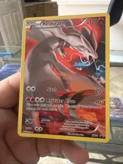 Pokemon TCG Reshiram XY74 Full Art Holo Black Star Promo Card Nm - Image 4