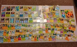 Pokemon Card Lot Bundle 200+ Reverse Holo Insert Basic trainer - Image 1