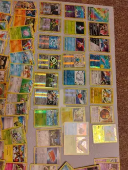 Pokemon Card Lot Bundle 200+ Reverse Holo Insert Basic trainer - Image 2