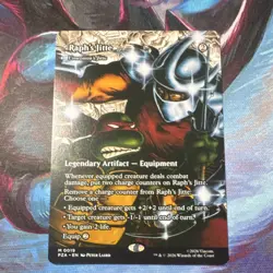 Raphael TMNT Magic Raph's Jitte Legendary Artifact Equipment Card 0019 - Image 1