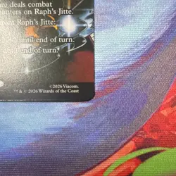 Raphael TMNT Magic Raph's Jitte Legendary Artifact Equipment Card 0019 - Image 4