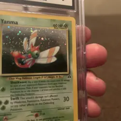 Pokemon Neo Discovery Yanma TCG Card #17/75 Unlimited Holo Rare 2001 - Image 2