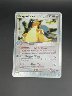 Dragonite ex 90/97 EX Dragon Holo Pokemon Card SWIRL Rare Relist for last bid w - Image 1
