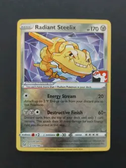 Radiant Steelix Pokemon Prize Pack Series 3 Promo Pokemon Card NM/LP - Image 1