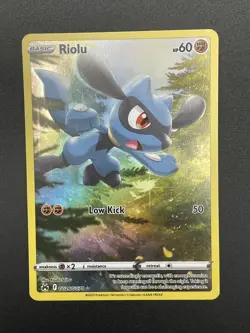 Riolu GG26/GG70 Crown Zenith Galarian Gallery Full Art Holo Pokemon Card - Image 1