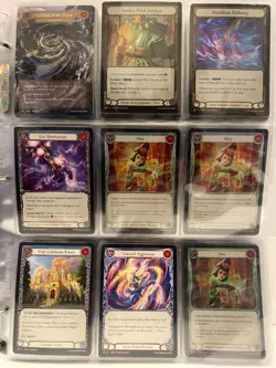 Flesh and Blood Binder Lot Foils, Majestics, Rares, etc. Near Mint Cards! - Image 1