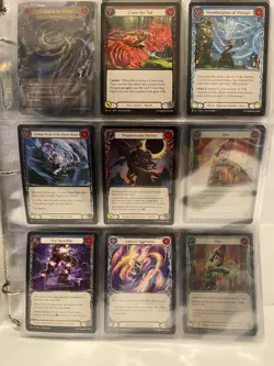 Flesh and Blood Binder Lot Foils, Majestics, Rares, etc. Near Mint Cards! - Image 3