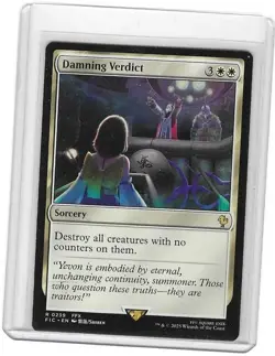 MTG Final Fantasy Damning Verdict 0239 Rare - Image 1