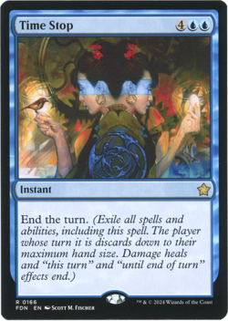 Time Stop - Foundations - 0166 - Magic the Gathering (MTG) - Image 1