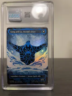 Aang, Swift Savior (Neon Ink Foil) Avatar: The Last Airbender Foil CGC 8 - Image 3