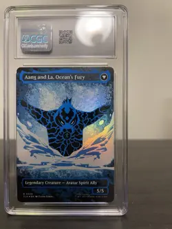 Aang, Swift Savior (Neon Ink Foil) Avatar: The Last Airbender Foil CGC 8 - Image 4