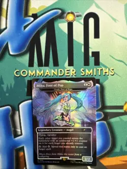 Giada Font of Hope ✨ Borderless FOIL ✨ MTG NM Secret Lair Hatsune Miku - Image 1