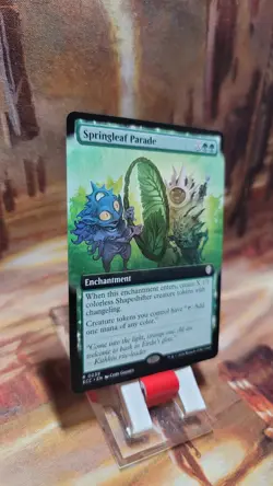MTG Springleaf Parade #39 Extended Art-Commander: Lorwyn Eclipsed (ECC) Non-Foil - Image 3