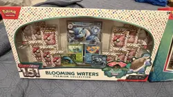 Pokemon Scarlet & Violet: Prismatic Evo Special Box And 151 Blooming Waters Box - Image 2