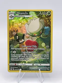 Roserade TG02/TG30 Holo Lost Origin Trainer Gallery Pokemon NM - Image 1