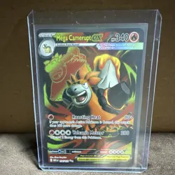 Pokemon Mega Camerupt ex 156/132 Me01: Mega Evolution Ultra Rare Holo EX - Image 1
