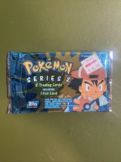 SEALED Pokemon Topps TV Animation Edition Series 2 Booster Pack Ash Ketchum 1.99 - Image 1