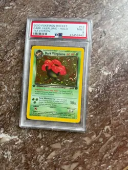 PSA 9 Pokemon 1st Edition Dark Vileplume Holo Tram Rocket 2000 #13 🔥 - Image 1
