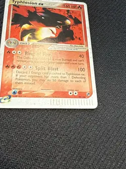 Typhlosion ex 99/100 Sandstorm Holo foil HP/DMG Pokemon TCG - Image 2