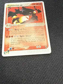Typhlosion ex 99/100 Sandstorm Holo foil HP/DMG Pokemon TCG - Image 3