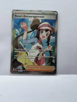 Pokemon TCG Rosa's Encouragement 114/088 Full Art Ultra Rare Holo Trainer - Image 1