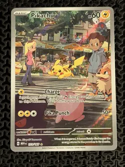 Pokemon Pikachu 173/165 Sv: Scarlet & Violet 151 Illustration Rare Holo - Image 1