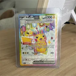 Pokemon Pikachu ex 219/191 SV08 Surging Sparks Special Illustration Rare Holo - Image 1