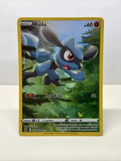 Riolu GG26/GG70 Pokemon TCG Crown Zenith: Galarian Gallery Ultra Rare NM - Image 1