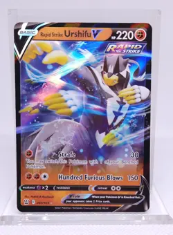 Pokemon Rapid Strike Urshifu V #087/163 English Battle Styles Holo Rare - Image 1