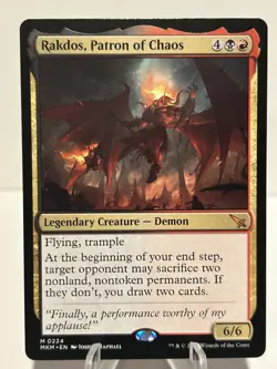 Rakdos, Patron of Chaos 224 M Murders at Karlov Manor NM MTG - Image 1