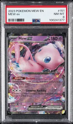 2023 POKEMON MEW EN-151 #151 MEW EX PSA 8 - Image 1