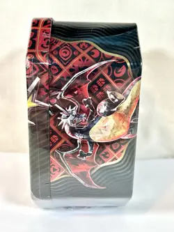 Pokemon Scarlet Violet Paldean Fates Shiny Charizard EX Tin Factory Sealed Read - Image 3