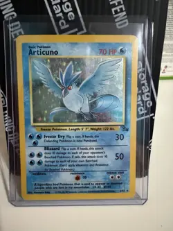 Nintendo Pokemon TCG Articuno 2/62 Fossil Holo Rare Unlimited 1999 - Image 1