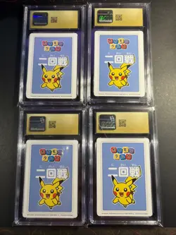 Pokemon Taruka Pikachu 1st, 2nd, 3rd, 4th Place CGC Pristine 10 Sequential Set - Image 2